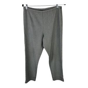 Chico’s Houndstooth Flat Front Split Ankle Pant sz 1 (M)
